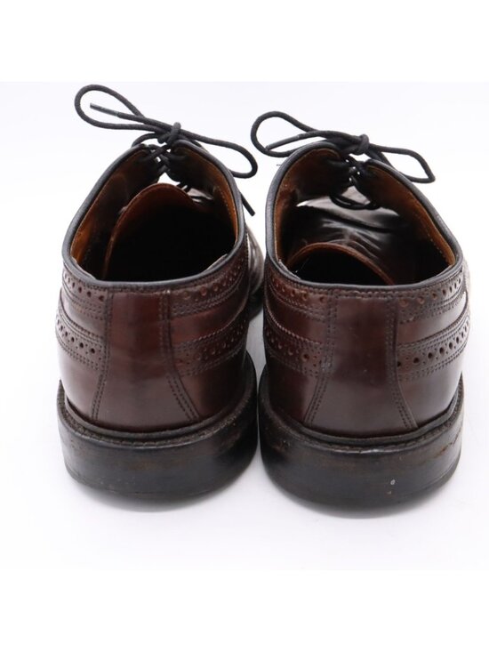 Allen Edmonds MacNeil Wingtip Leather Shoes 9.5 E Dark Chili Brown main image 10